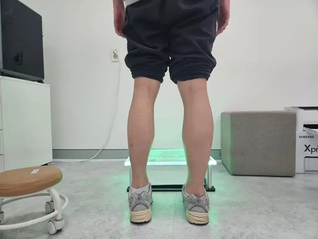 하지 정렬 인솔 착용 후