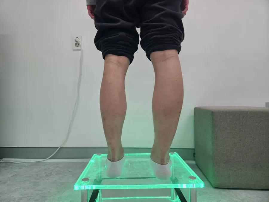하지 정렬 인솔 착용 전