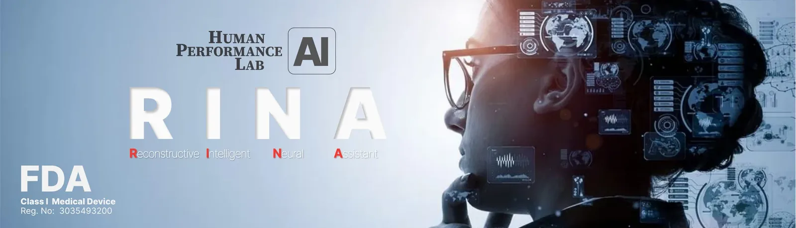 휴먼퍼포먼스랩 AI RINA 키 비주얼